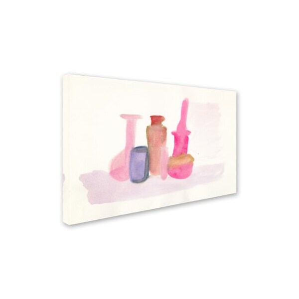 Fernanda Franco 'Pink Bottles' Canvas Art,16x24
